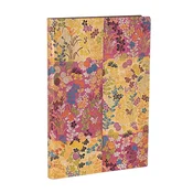 Paperblanks Kara-ori Pink, midi, črtni, mehke platnice
