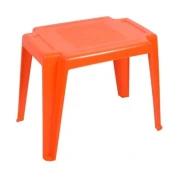 shumee Oranžna plastična vrtna miza za otroke Lolek
