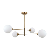 ITALUX PND-55342-4-HB - Luster na šipci EVORA 4xG9/5W/230V mesing