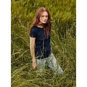 Navy blue Iconic womens t-shirt in combed cotton Fruit of the Loom
