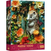 Trefl - Puzzle 3D efekt Papir Art Jež - 1 000 kosov