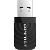 INF Brezžični WiFi adapter - črn, (21549819)