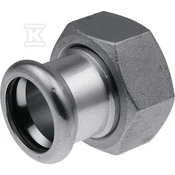 28X1 1/4 VIJAČNI PRIKLJUČEK ZA TEKOČINO, PLOŠČATO TESNILO, INOX PRE