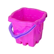 slomart Rožnato vedro Zamek za pesek LEAN TOYS