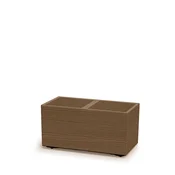 Prosperplast Saksija Madera Case Eco Wood A600W, Smeda