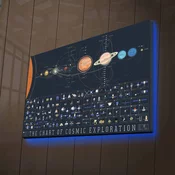 Opviq Slika na platnu sa LED osvetljenjem 45x70cm