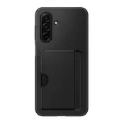 Samsung A17 4G SAMSUNG silikonska zaštitna kartica za telefon s džepom CRNA EF-OA176TBEG