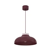 Luster na sajli BASCA 1xE27/15W/230V bordo/krem