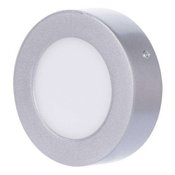 LED stropna svjetiljka Emos Panel C6W NW srebrna okrugla
