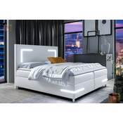 Boxspring postelja Delos LED - 120x200 cm