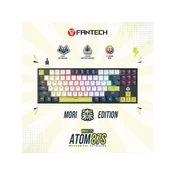 FANTECH Tastatura Mehanička Gaming MK877S RGB Atom 87S Mori bela (rosie switch)