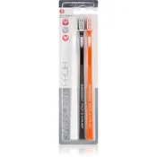 Swissdent Gentle zobna ščetka 3 ks White  Black  Orange (Extra Soft) 3 Ks
