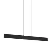 Moderna viseča svetilka črna vklj. LED 3-stopenjsko zatemnjevanje Easylift - Straight