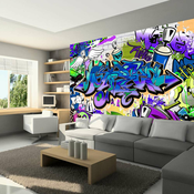 Foto tapeta - Graffiti: violet theme 300x210