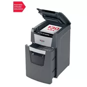 REX Rexel Optimum AutoFeed+ 130X paper shredder Cross shredding 55 dB 22 cm Black, Silver