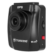Transcend DrivePro 250 kamera za nadzor vozila, Full HD 1080p, 2,4 LCD, 32 GB microSDHC, GPS, Wi-Fi, USB 2.0, s sesalnim nastavkom