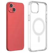 1 to 3 Veleprodaja Magnetni Ovitek Za Iphone 15 Plus Z Magsafe Prozoren