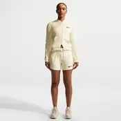 Nike Womens Velour Shorts - White - Polyester/Elastane
