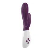 OVO Vibrator za stimulacijo klitorisa K2 Rabbit Blackberry White