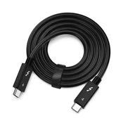 INF USB-C Thunderbolt 4 kabel 40Gbps, 8K@60Hz, PD100W in 240W, 5A 0,5 m, (5000296321)