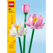 LEGO Botanicals Cvetovi lotosa 40647, Uzrast 8+