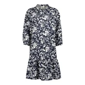 BLUE SEVEN Dolga srajca temno modra/bela