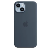 iPhone 14 Silicone Case sa MagSafe-om - Storm Blue
