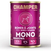 CHAMPER Bones & Joints Monoprotein Govedina - mokra pasja hrana - 400 g