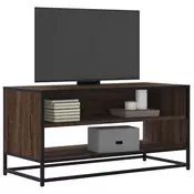 TV ormaric boja hrasta 91x40x46 cm konstruirano drvo i metal