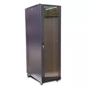Extralink 42U 800X800 STANDING RACKMOUNT CABINET BLACK Freestanding rack