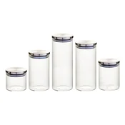 Posode za shranjevanje v kompletu 5 ks za živila Freska – Premier Housewares