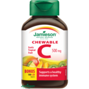 Jamieson Vitamin C 500 mg pastile s okusom tropskog voća 120 tableta
