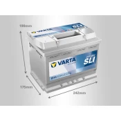 Varta Akumulator Dynamic Sli, 12V, 63Ah