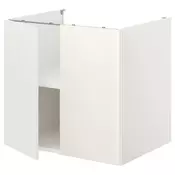 ENHET Podni element s policom/vratima, bela, 80x62x75 cm