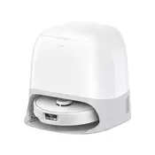 Roborock Robot usisavac sa stanicom za pražnjenje Qrevo Curv White, 6400 mAh, WiFi, Bijeli