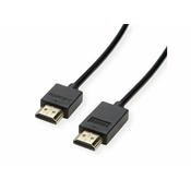 SECOMP Roline HDMI kabl Ultra HD + Eth M/M 5m, Crni
