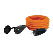 220-333 Podaljševalni kabel z vtičem in natičnim priključkom šuko 16 A 250 V ~ 3500 W IP44 3856024405737