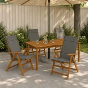 vidaXL 6-delne blazine za visok naslon GEMERT 6 pcs 100% poliester