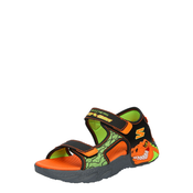SKECHERS Otvorene cipele CREATURE-SPLASH, svijetlozelena / narancasta / crna / bijela