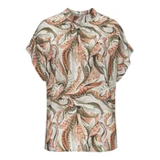 LASCANA Bluza  kostanj rjava / oliva / temno zelena / off-bela