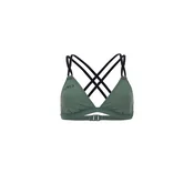 VIVID Bikini zgornji del temno zelena/črna