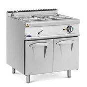 Bain-Marie - 6000 W - 2 x GN 1/2 - 2 x GN 1/3 - Pipa - Podstavek (80 x 73 cm) - Royal Catering
