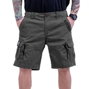 Moške kratke hlače BLACK HEART - CARGO BROOKS - Grey - 25819
