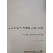 SCHWENK:LANDSCAPE FOR RICHARD LONG