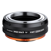K&F Concept KF,M10126,HIGH PRECISION LENS ADAPTER,Anti reflection,M42-M4/3 IV PRO