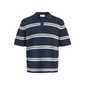 Jack & Jones Junior Majica Maine temno modra/bela