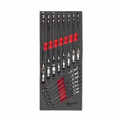 MILWAUKEE MaxBite Flex Head kombinirani ključi z račno 15 delni set 4932479829