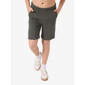 Tommy Life Hlače TOMMY Shorts aus Jersey in normaler Passform kaki
