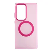 Maska silikonska Magsafe FLURO COLOR za Samsung S25 ULTRA/ roza