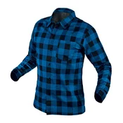 slomart Koszula flanelowa NEO TOOLS, granatowa, vel. XXL